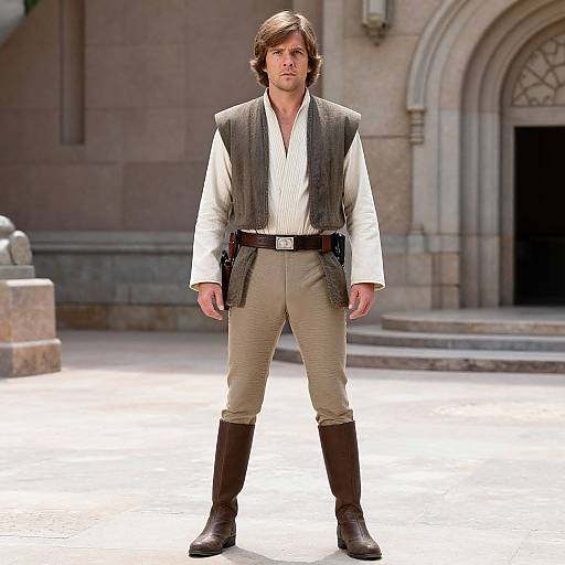 Luke Skywalker Jedi Costume Scene