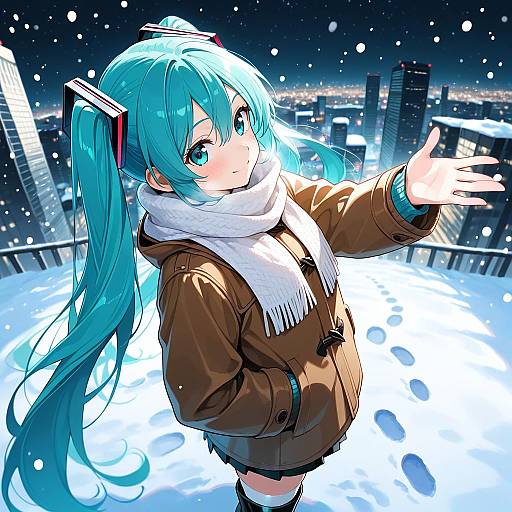 Hatsune Miku in a Winter Wonderland