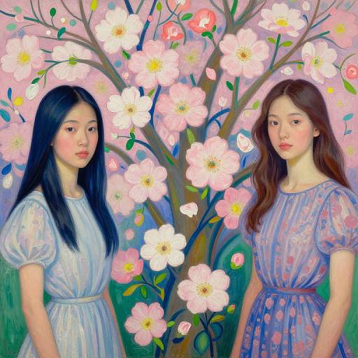 Blossoming Rhythm Digital Masterpiece