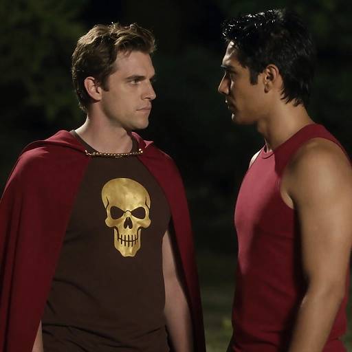 Dramatic Night Encounter Between Two Men