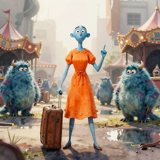 Doofenshmirtz and Monsters at Carnival