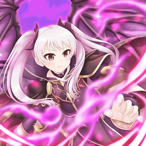 Illustration of Grima (fire emblem), fire emblem in the style of Regular mow