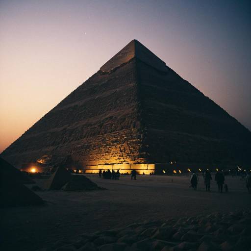 The Great Pyramid of Giza at Twilight