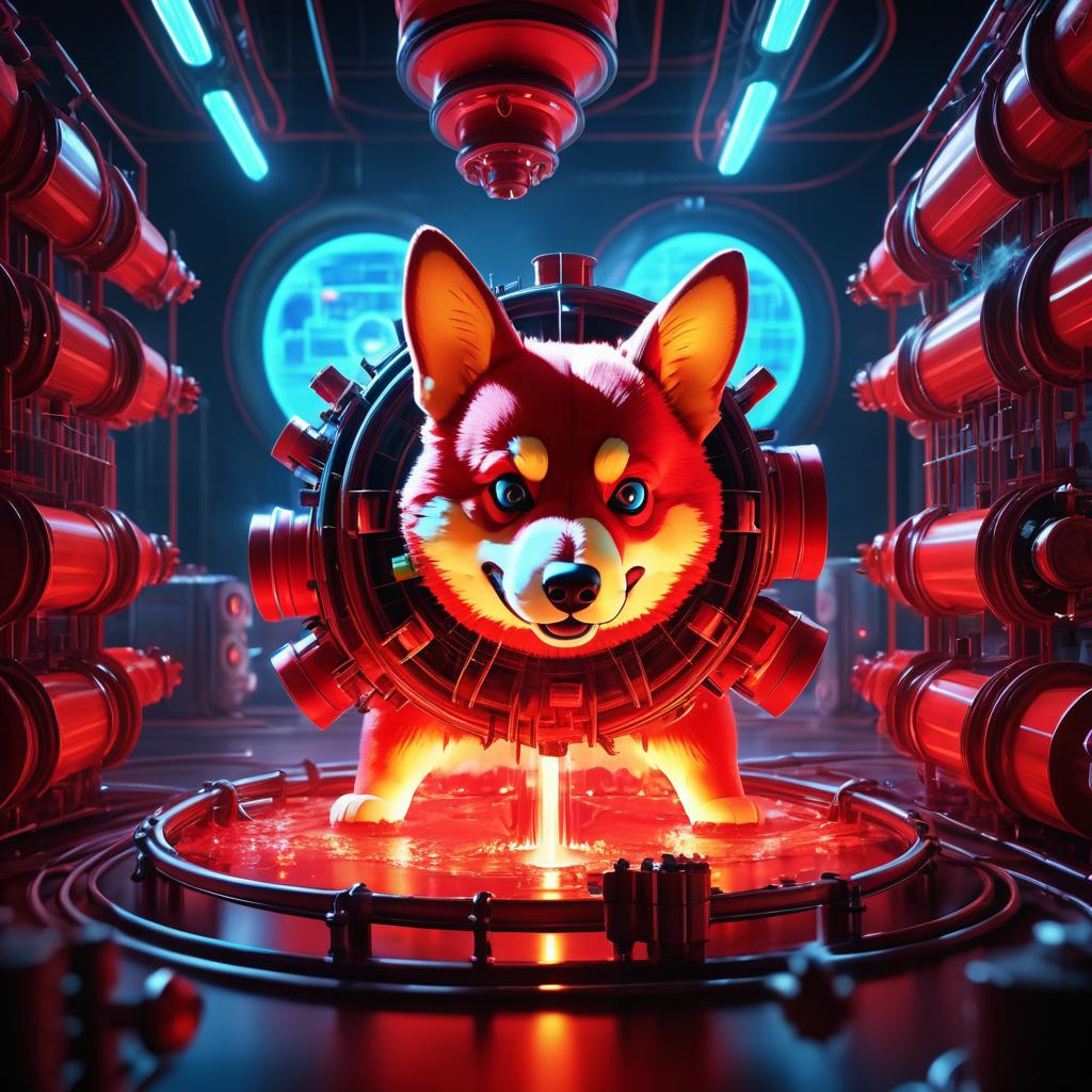 Corgi in Reactor Meltdown Scene