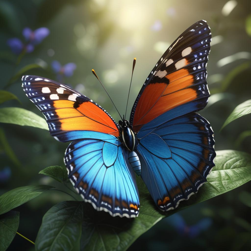 Stunning 3D Butterfly Render in Unreal Engine