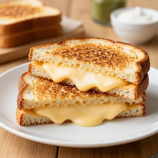 Melty Emmentaler Gruyère Grilled Cheese