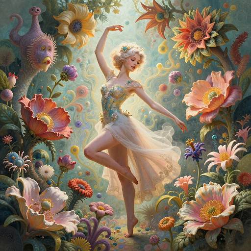 Antheia's Surreal Floral Realm