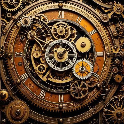 Intricate Steampunk Clockwork Gears Intricate Steampunk Clockwork Gears