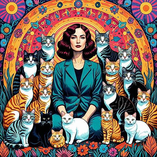 Dreamy Cats and a Poet's Vivid World