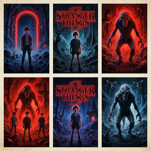 Six digital posters from 