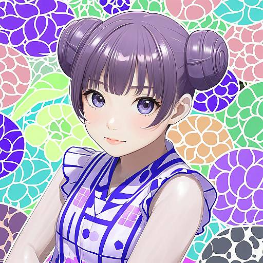 Illustration of Munakata atsumi, idolmaster in the style of Kanzaki muyu