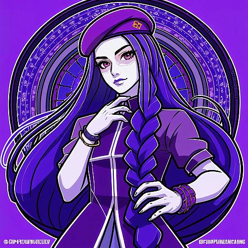 Illustration of Sion eltnam atlasia, tsukihime in the style of Ponpu (pumpkinsinclair)