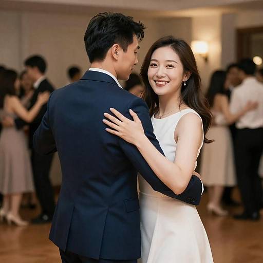 Romantic Dance in a Warm Venue