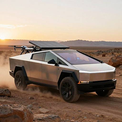 Cybertruck All-Terrain Explorer with Solar Panels