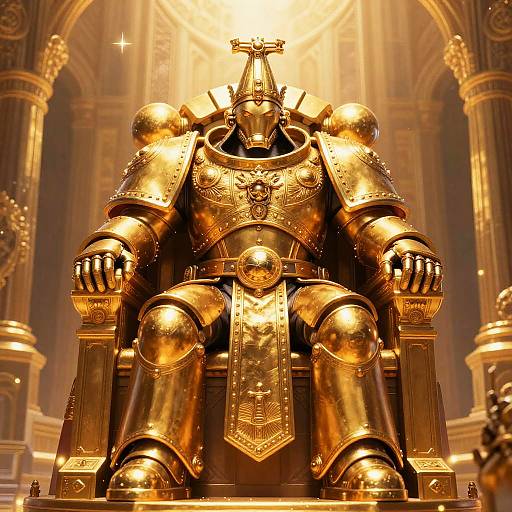 Emperor of Mankind on Golden Throne