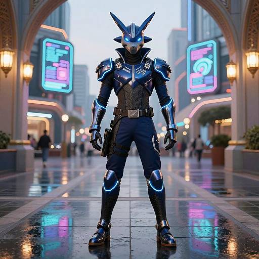 Cyberpunk Lucario Armor Cosplay