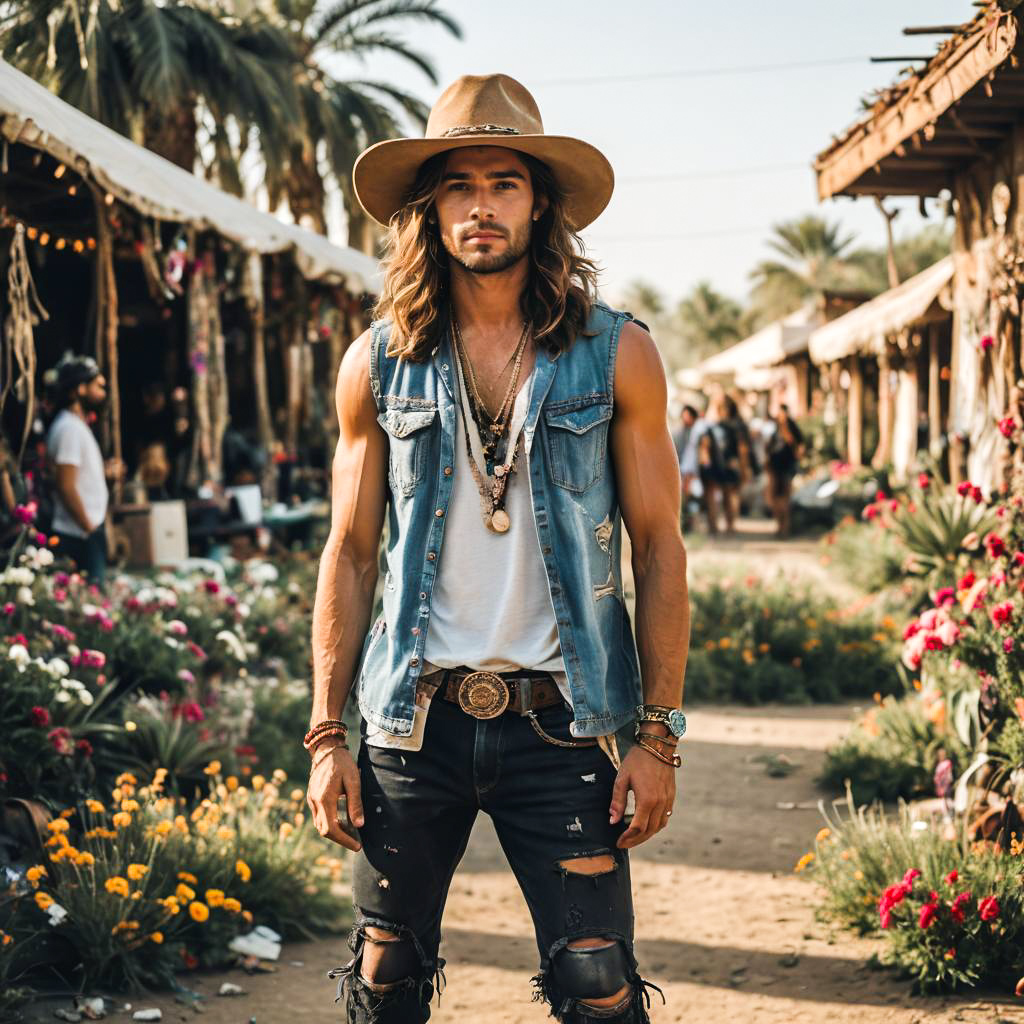 Bohemian Festival Style of Youthful Adventurer