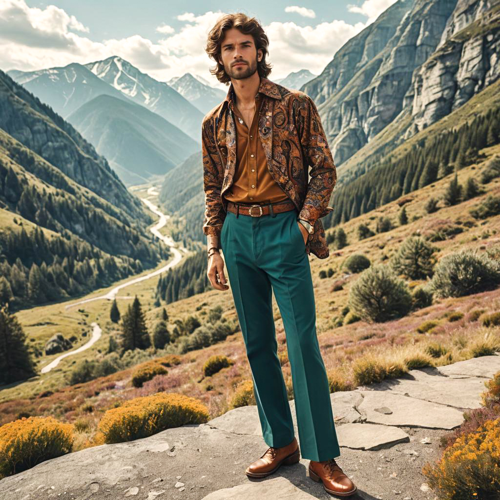 70s Bohemian Style Hiking Adventure