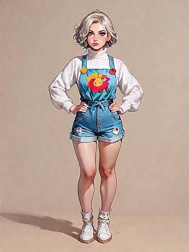 Casual Chic Woman in Dusky Rose Sweater