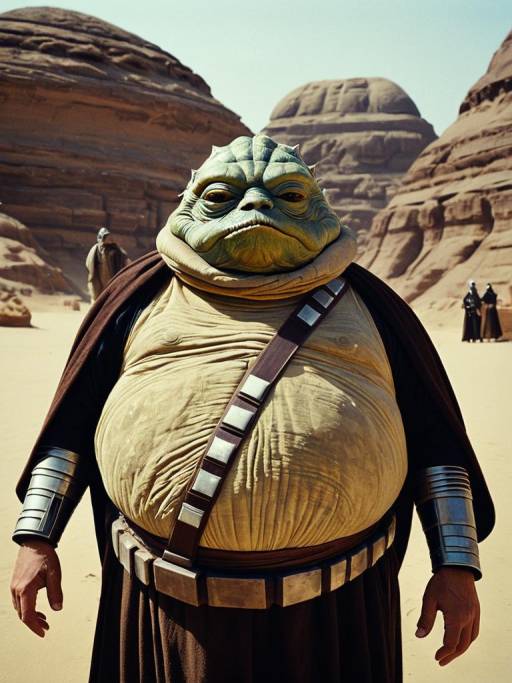 Epic Jabba the Hutt Face Swap Scene
