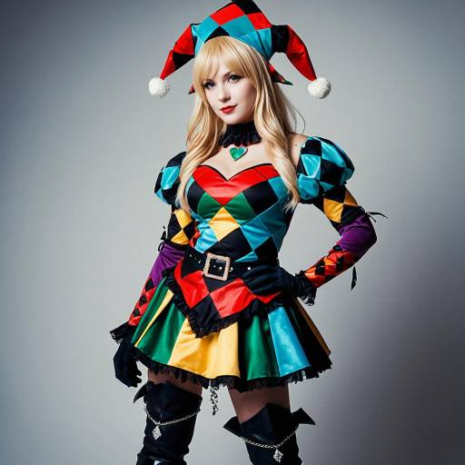 Magilou Mayvin Cosplay in Harlequin Style