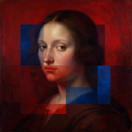 Renaissance-Inspired Abstract Geometric Art