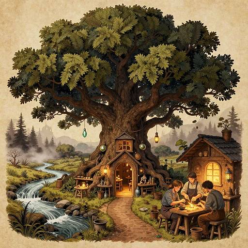 Moonglass Smithy in Colossal Elder Tree