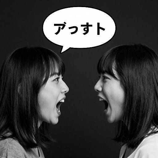 Intense Women in Black-and-White Dialogue