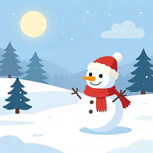 Free Winter Scene Clipart Collection