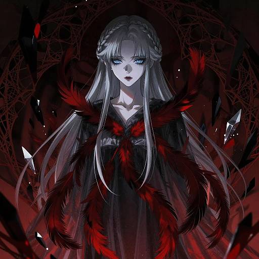 Dark Gothic Anime Ghostly Maiden