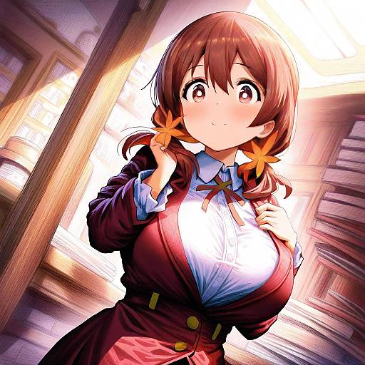 Illustration of Murosaki miyo, onii-chan wa oshimai! in the style of Gibagiba