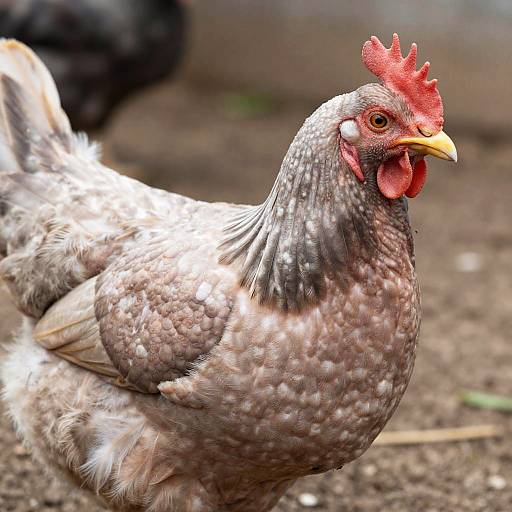 Featherless Chicken Close-Up Study