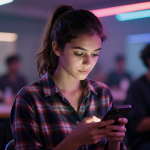 Vibrant Portrait of a Young Woman