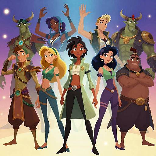 Fantasy Sci-Fi Character Creator