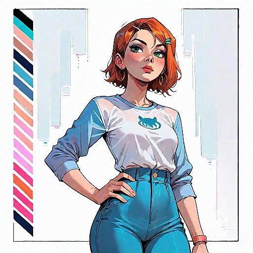 Gwen Tennyson in Stylish Anime Outfit