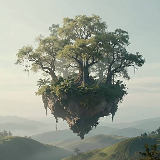 Floating Isle of Ethereal Trees