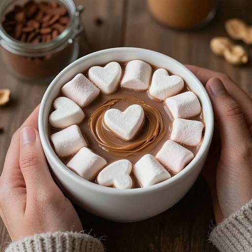 Cozy Peanut Butter Hot Chocolate Love