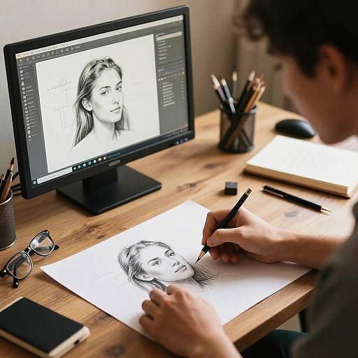 Digital Atelier Merging Art and AI