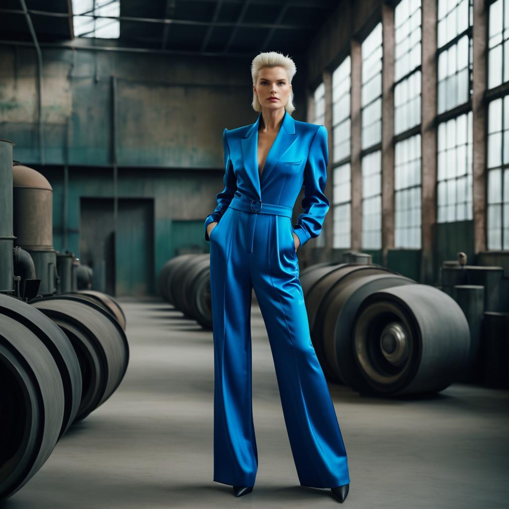 Futuristic Fashion: Tailored Jumpsuit Editorial