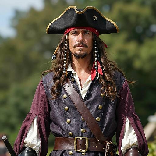 18th Century Pirate in Renaissance Costume