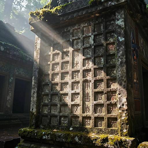 Ancient Ciphers in Overgrown Ruins