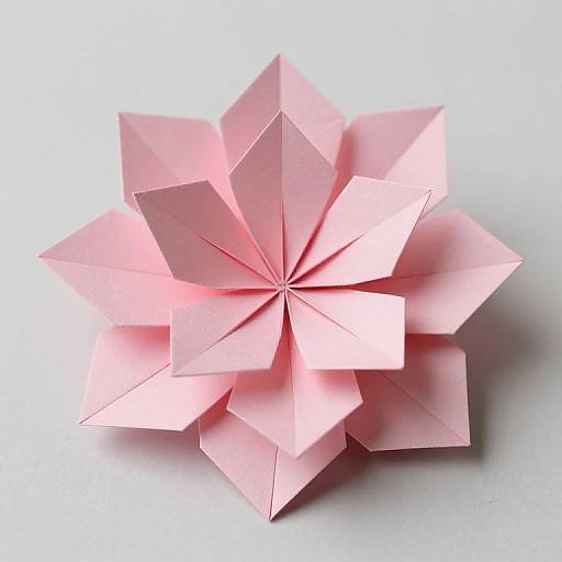 Delicate Pastel Origami Flower