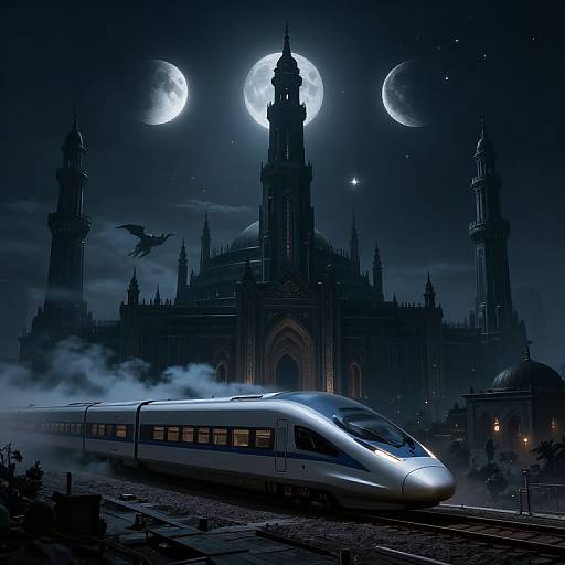 Dark Fantasy Islamic Cityscape