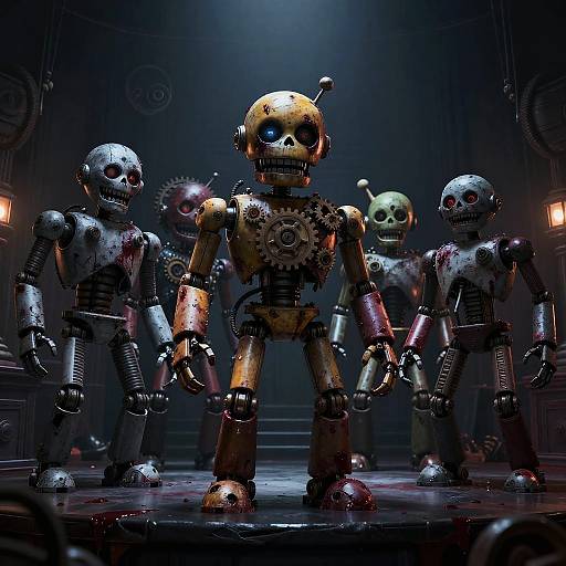 Haunted Animatronic Stage Nightmare