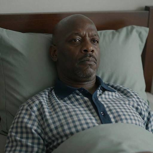 Serious Portrait of a Middle-Aged Man