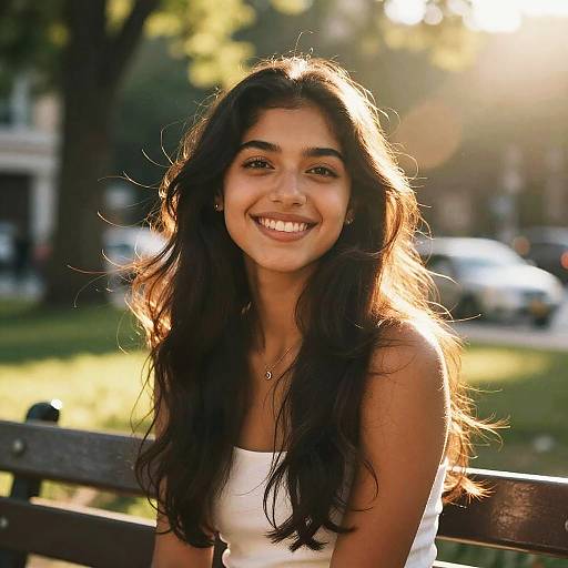 Photorealistic Portrait of Young Hispanic Woman