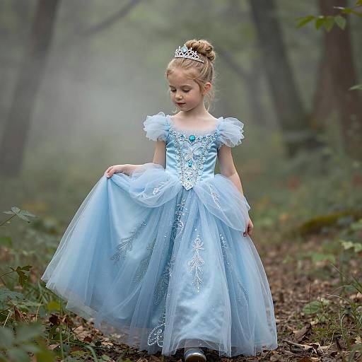 Whimsical Princess in Forest Photography