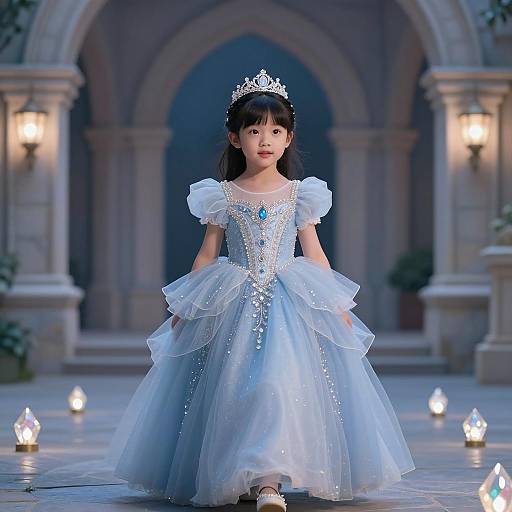 Whimsical Fairytale Portrait of a Princess