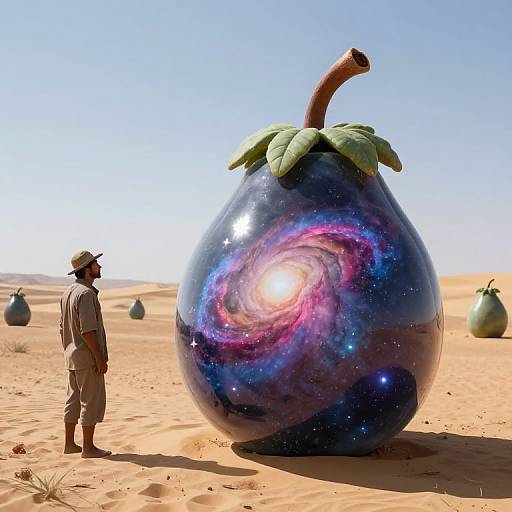 Galactic Fruits Cultivated in Desert