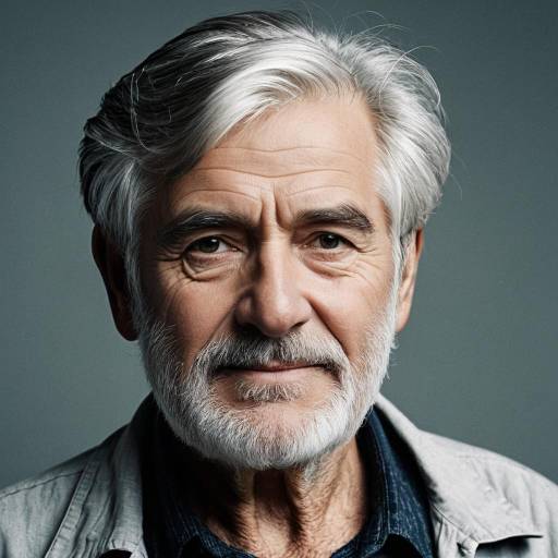 Realistic Portrait of an Elderly Man